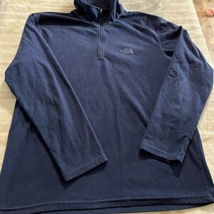 Men’s 1/4 Zip The North Face Pullover blue